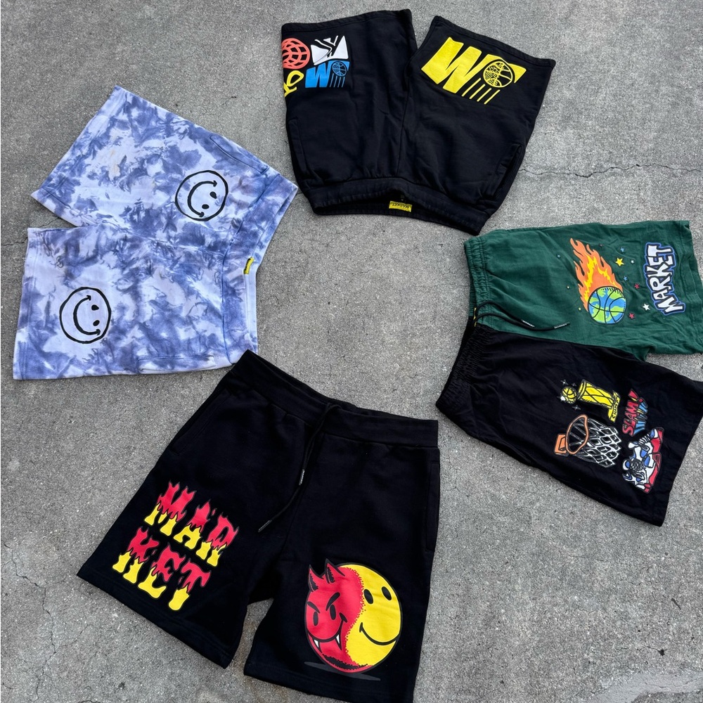 4pc Market Sweat Short Bundle Mens XL